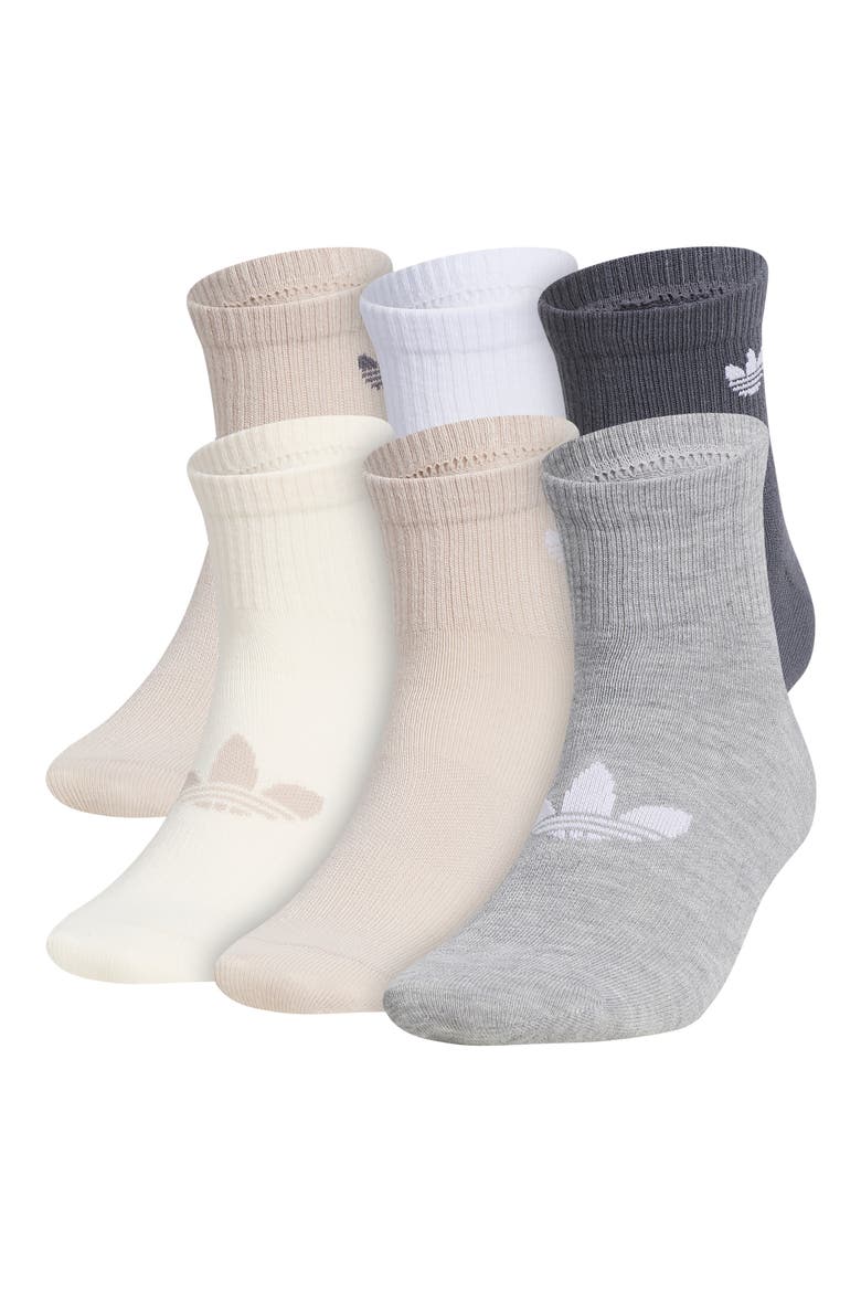 Gender Inclusive Originals Superlite Assorted 6-Pack Quarter Socks, Main, color, WONDER BEIGE/ GREY/ WHITE