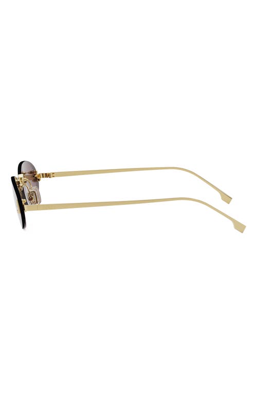 Fendi ' First 54mm Oval Sunglasses