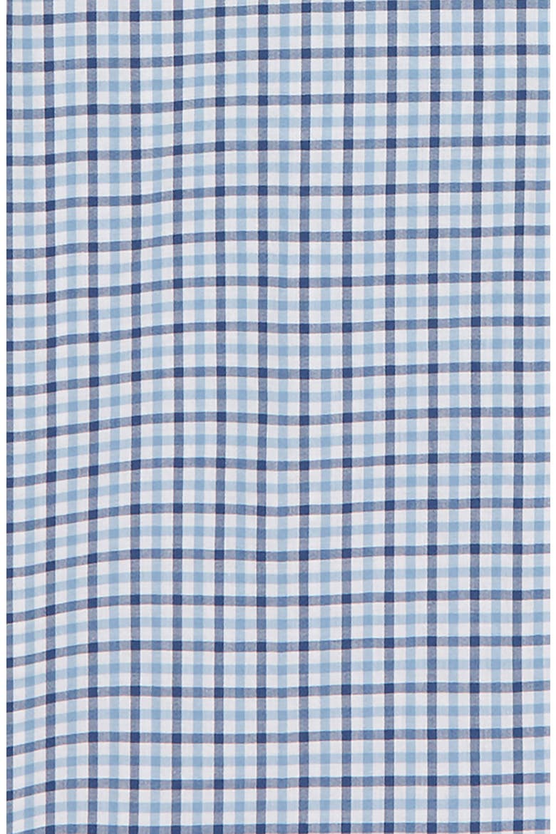 Amelia Gingham Whale Shirt, Alternate, color, MOONSHINE