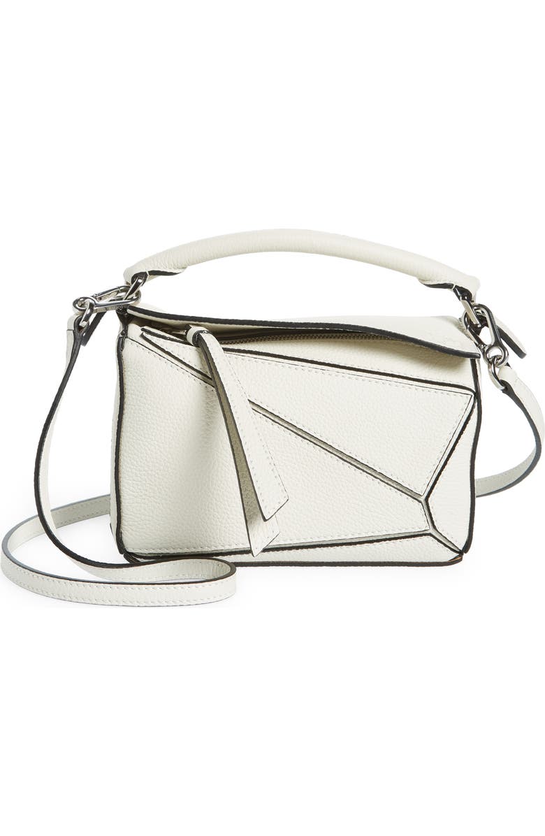 Loewe Mini Puzzle Leather Bag, Main, color,
