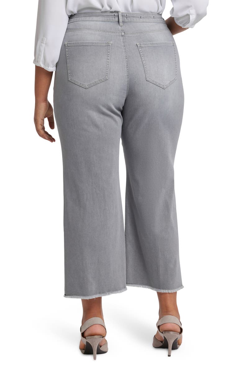 NYDJ Teresa Frayed High Waist Ankle Wide Leg Jeans, Alternate, color, 