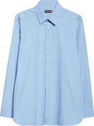 TOM FORD Cotton Poplin Button-Up Shirt
