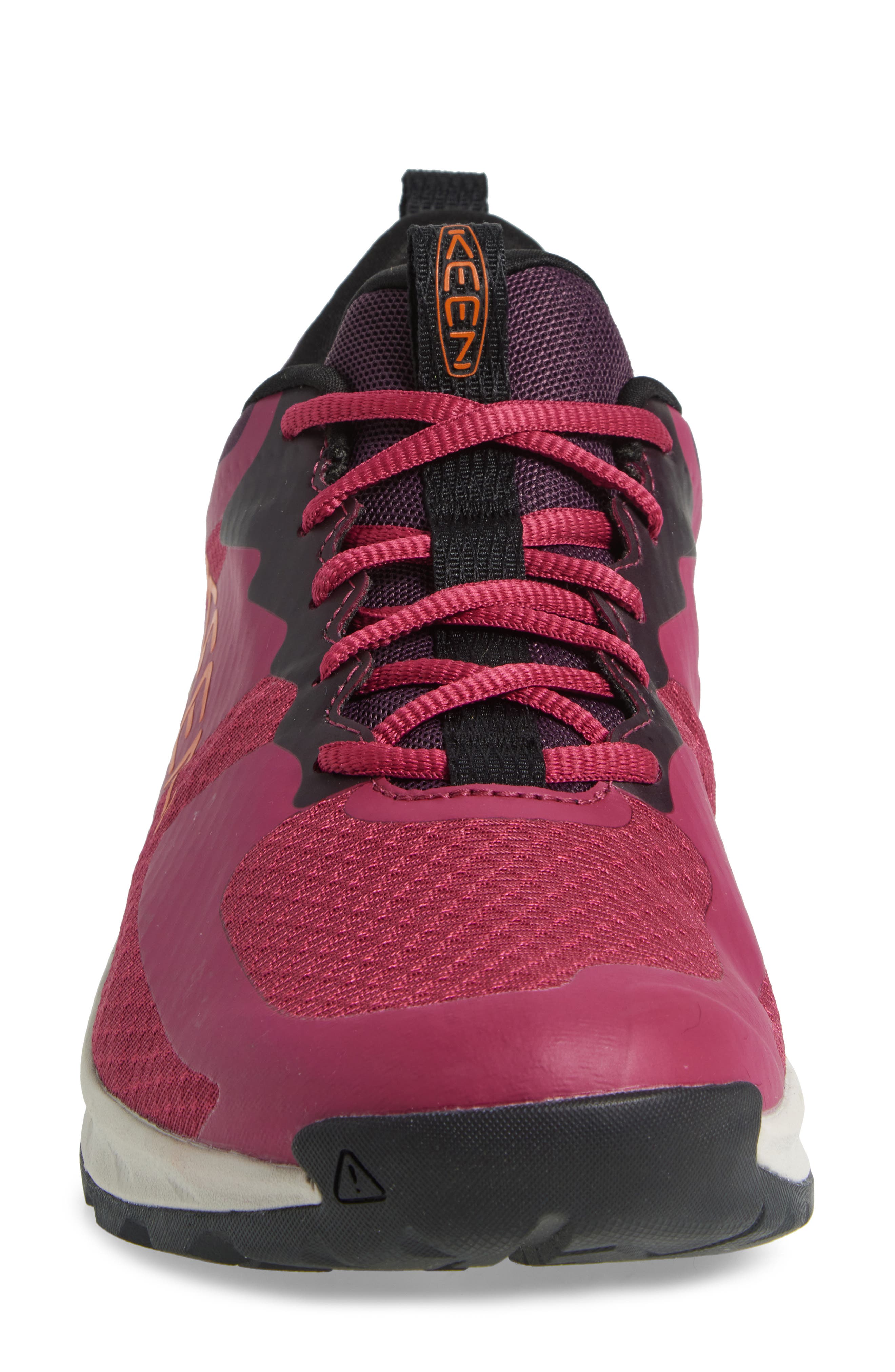 KEEN Verascore Waterproof Hiking Sneaker, Alternate, color, Beaujolais/ Gold Flame