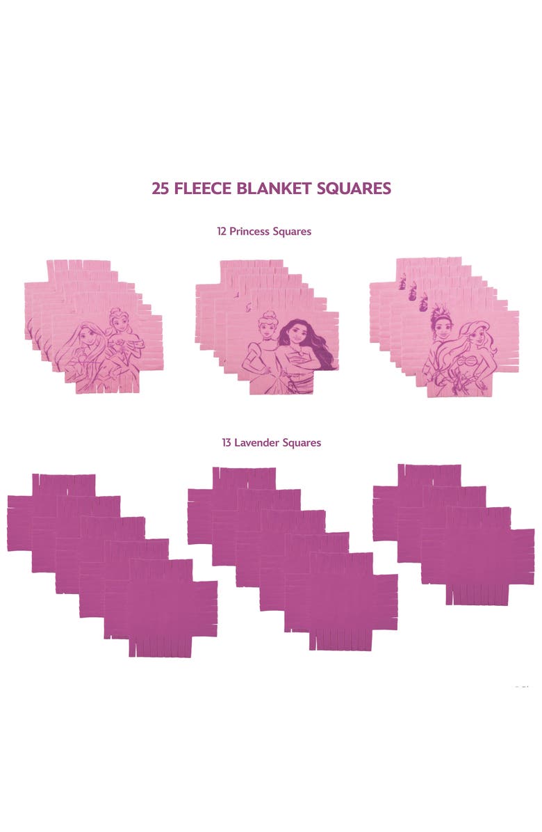 Disney Princess No Sew Blanket, Disney Princess, DIY 48 Inch Blanket Craft Kit, Alternate, color, Multicolored