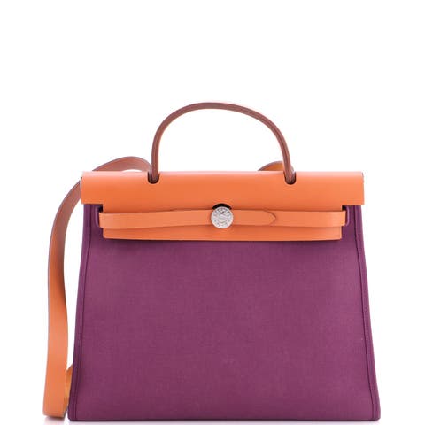 Herbag Zip Leather and Toile 31