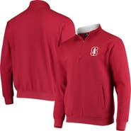 COLOSSEUM Men's Colosseum Cardinal Stanford Cardinal Tortugas Logo Quarter-Zip Jacket