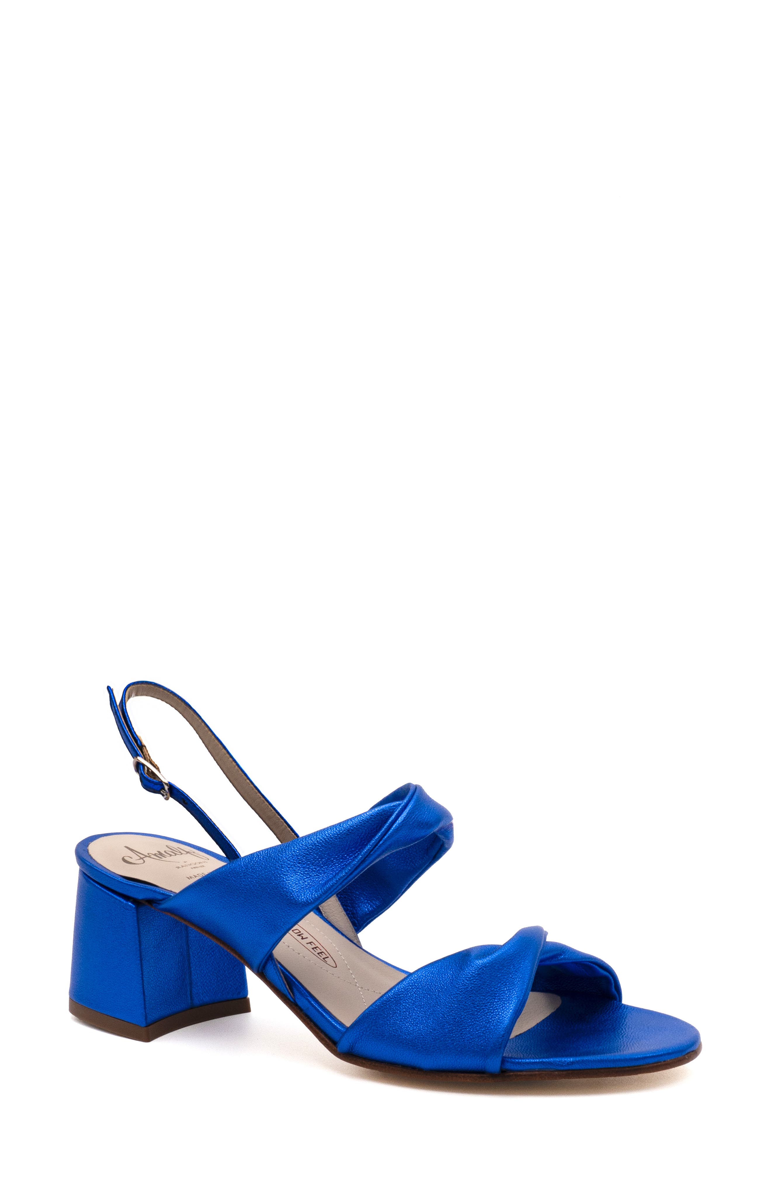 Estro Slingback Sandal, Main, color, TRITON ETOILE - SILVER BUCKLE