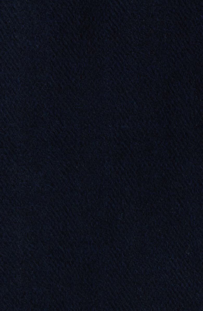 MERZ B SCHWANEN Organic Cotton Flannel Button-Up Shirt Jacket, Alternate, color, Night Blue