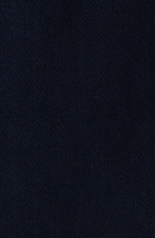 Merz B Schwanen Organic Cotton Flannel Button-up Shirt Jacket In Blue