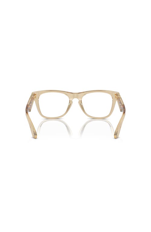 Burberry 53mm Square Optical Glasses In Brown
