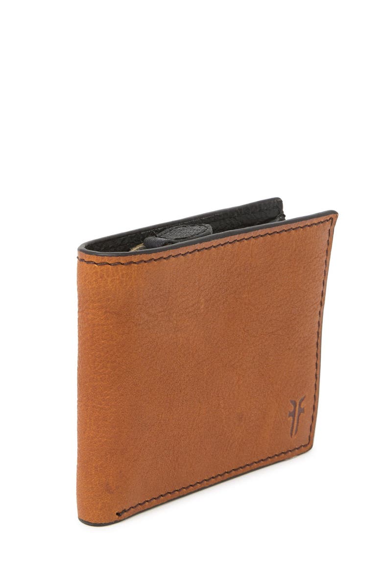 Frye Leather Bifold Coin Wallet, Alternate, color,