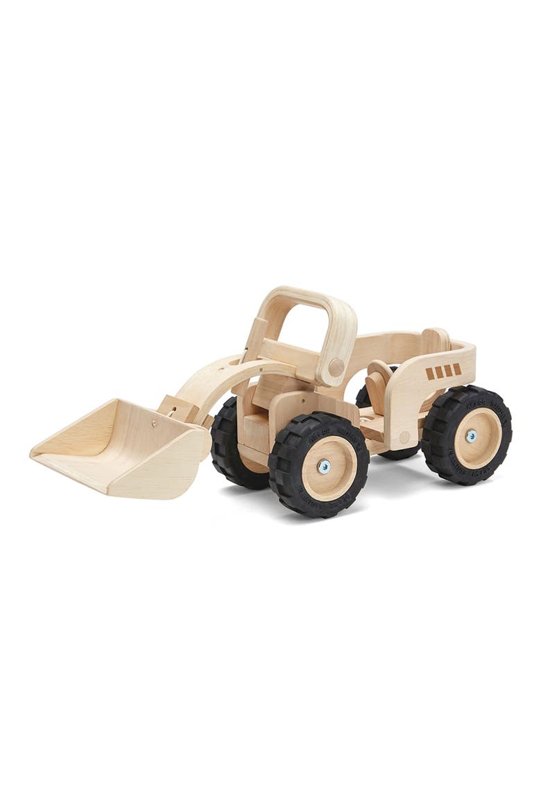 Bulldozer Toy, Main, color, NATURAL