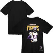 Mitchell & Ness Men's Mitchell & Ness Randy Moss Black Minnesota Vikings Sideline Retired Player T-Shirt