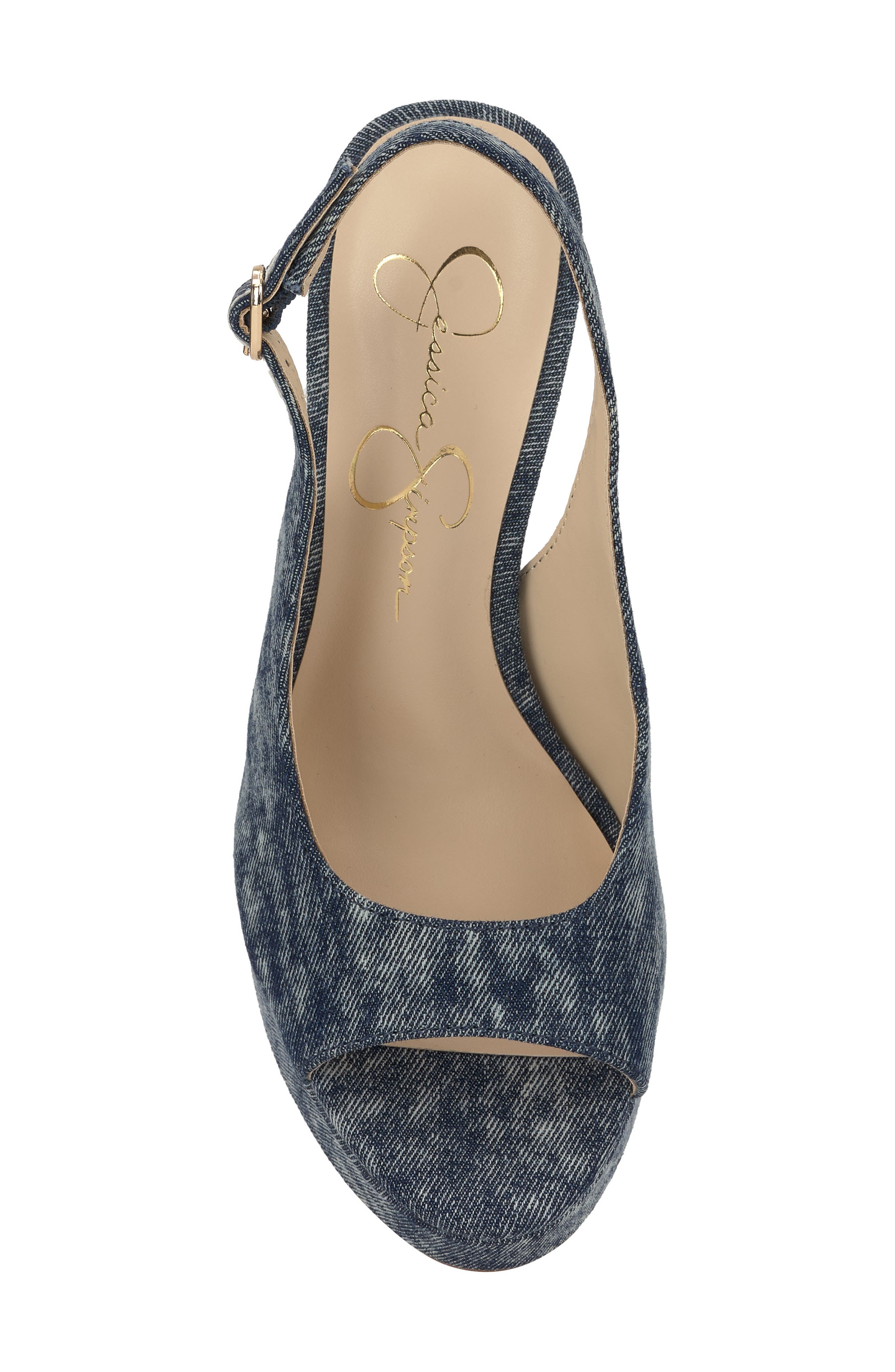 Sibilla Slingback Platform Sandal, Alternate, color, BLUE 13