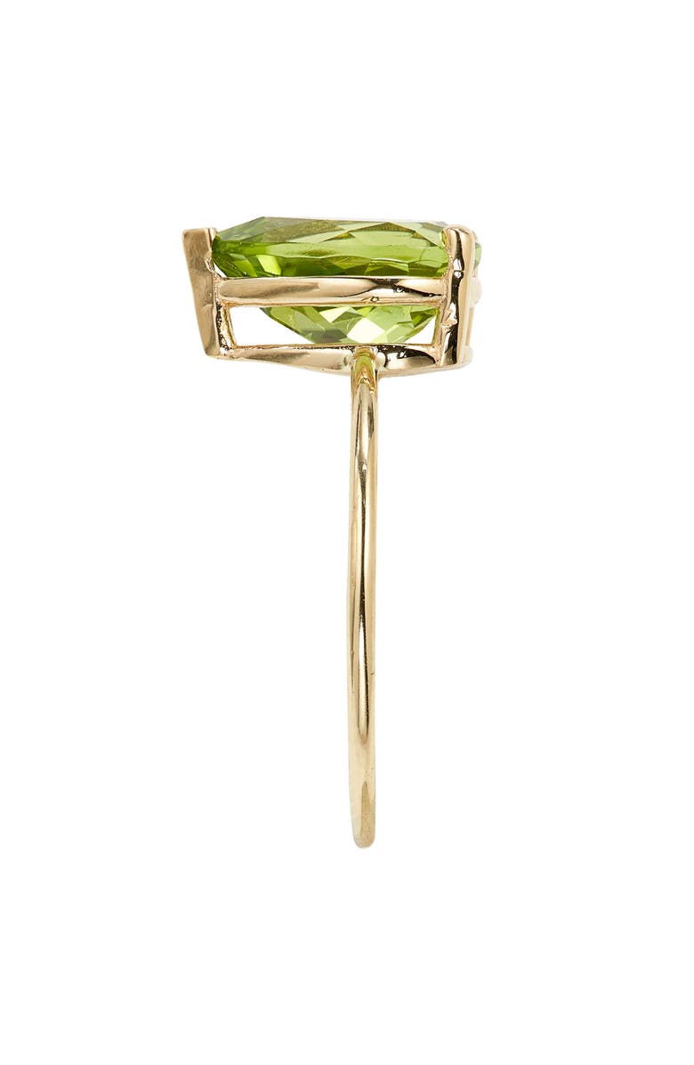 Bony Levy 14K Gold Peridot Statement Ring, Alternate, color,