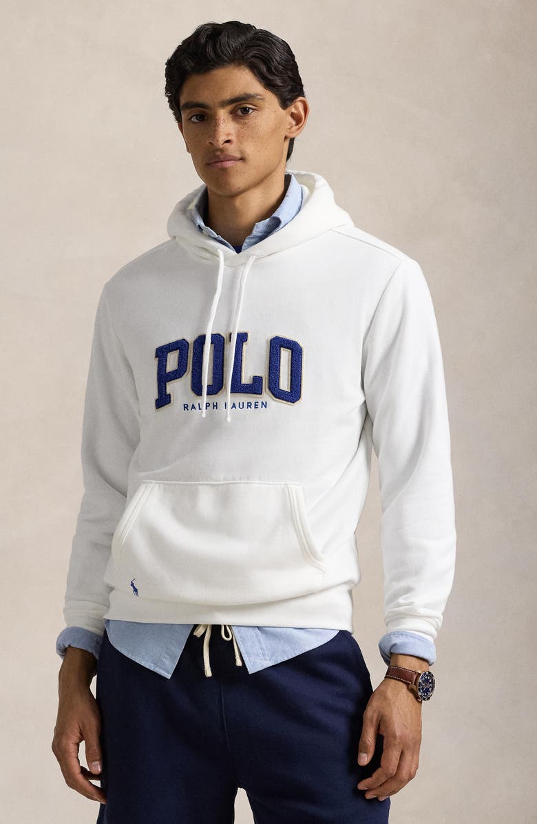 Polo Ralph Lauren Logo Appliqué Fleece Hoodie, Alternate, color, 