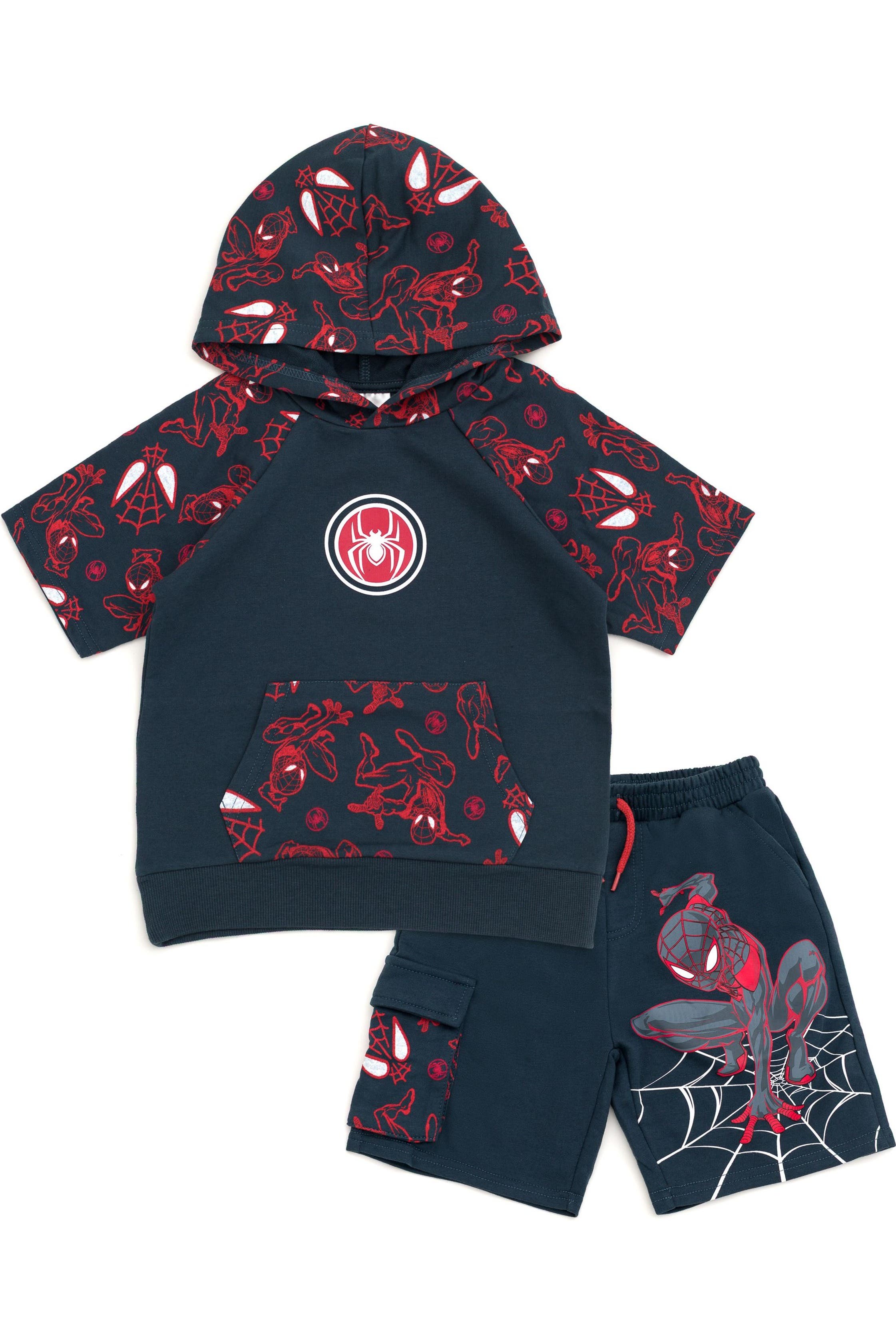 Navy Red Spider Man