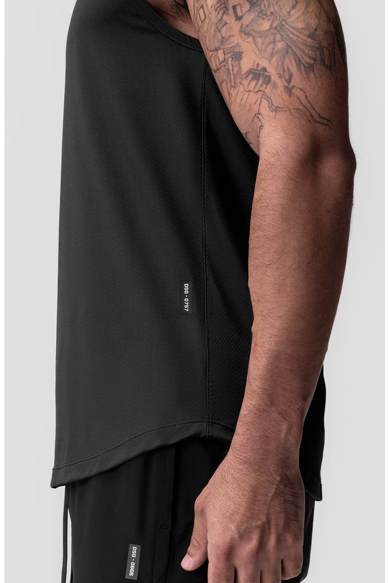 AeroSilver Muscle Tee, Alternate, color, BLACK