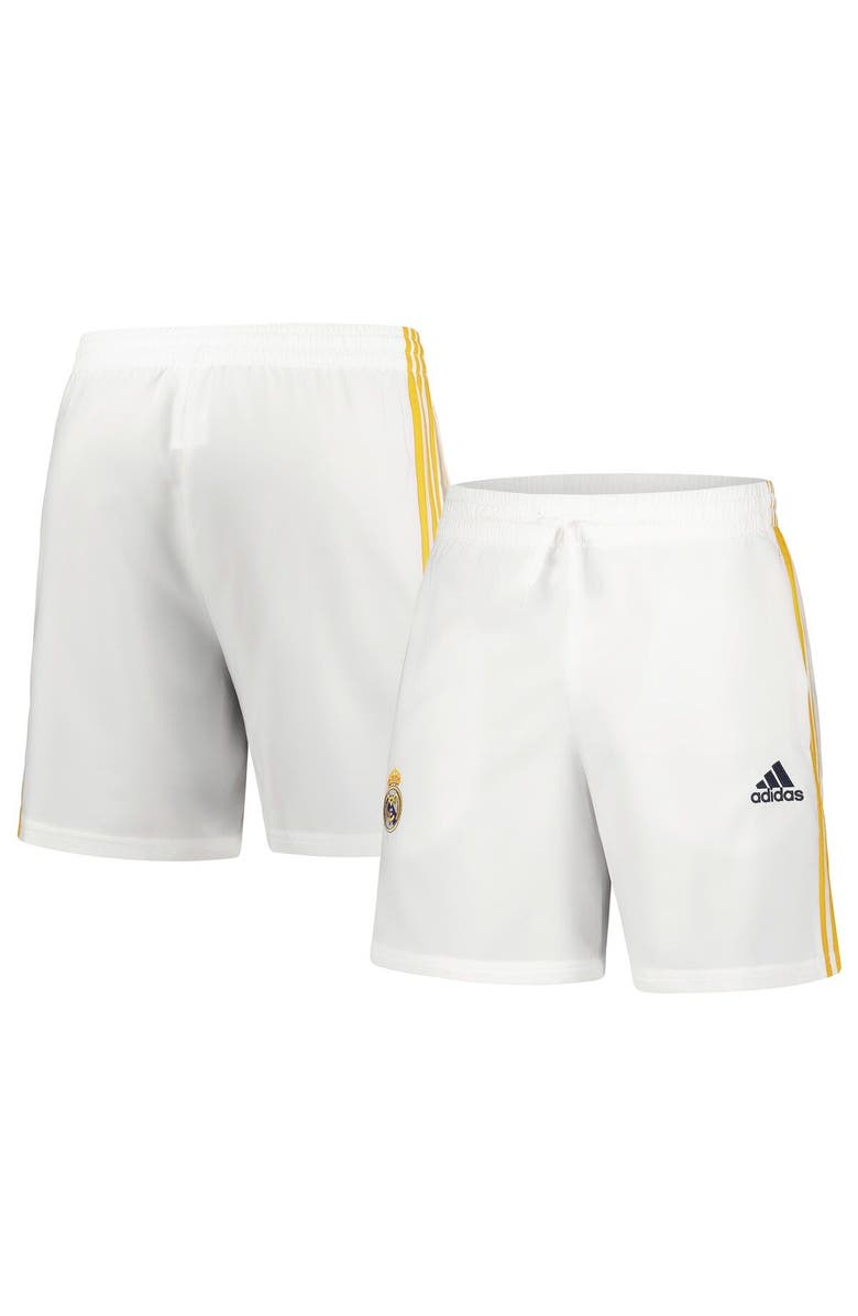 adidas Men's adidas White Real Madrid DNA Shorts, Main, color,