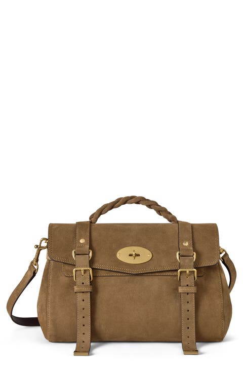 Alexa Suede Satchel