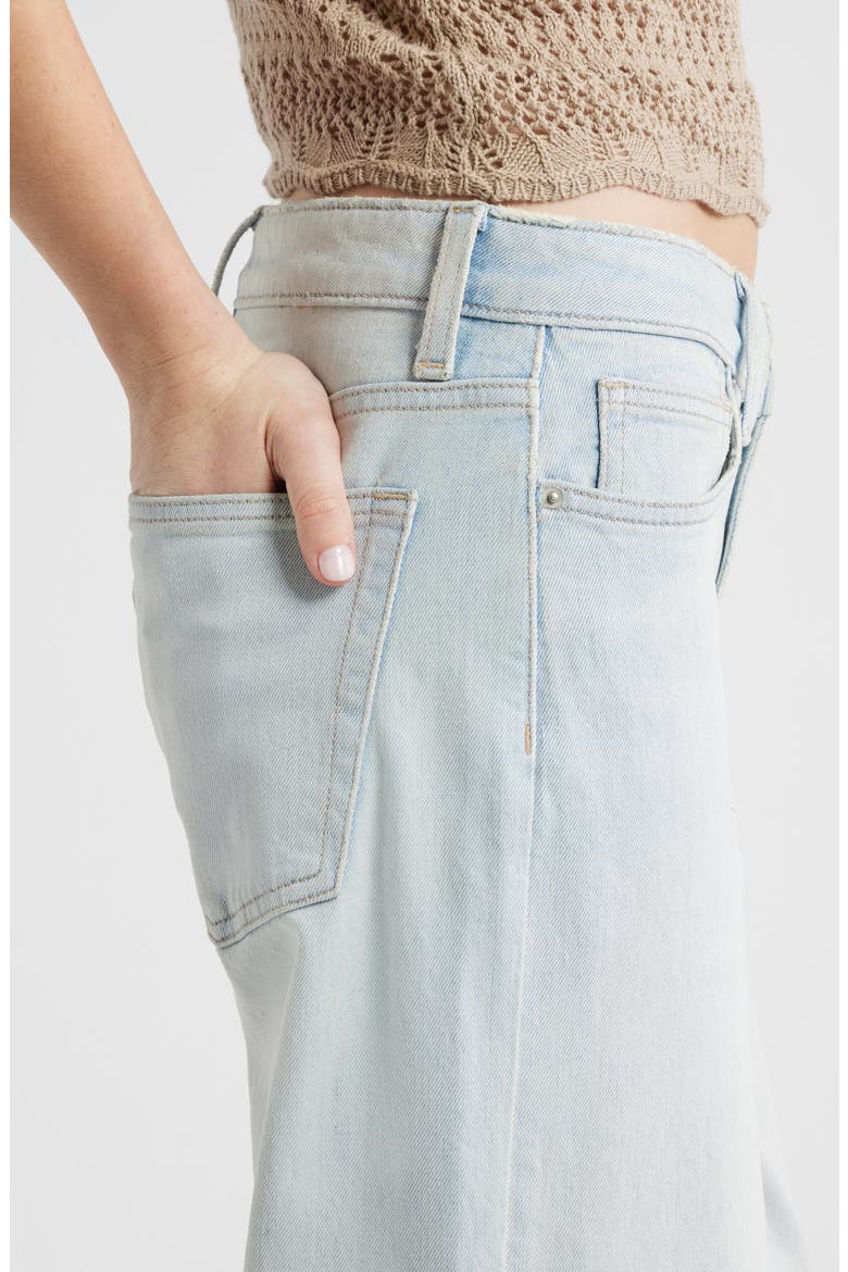 Low Rise Baggy Wide Leg Jeans, Alternate, color, SUNSET WASH