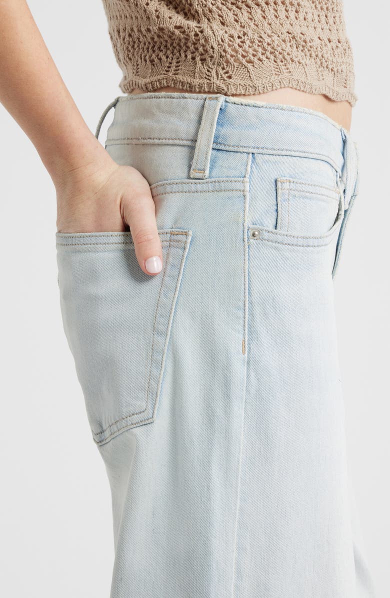 BP. Low Rise Baggy Wide Leg Jeans, Alternate, color, Sunset Wash