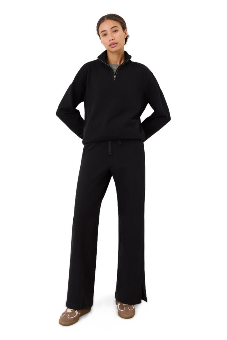 CloudKnit Half Zip, Alternate, color, Black