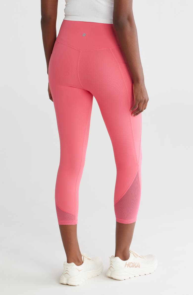 Gottex Shaper Capri Leggings, Alternate, color, Watermelon