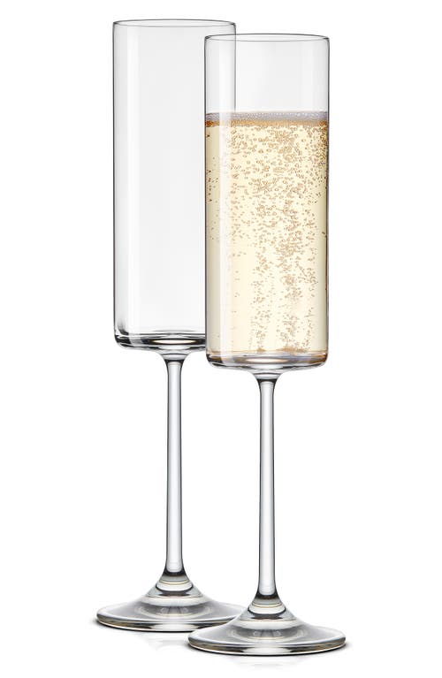 Joyjolt Set Of 2 Claire Crystal Flute