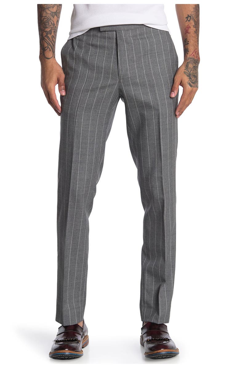 Reiss Tijuana Pinstripe Slim Trousers, Main, color,