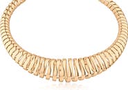 JARDIN Graduated Coil Statement Necklace