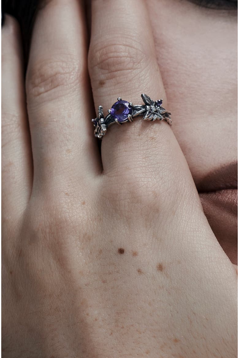 Maypole Sterling Silver Fairy Ring, Main, color, Silver