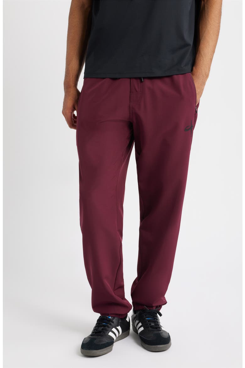 Tempo Rose Tech Pants, Main, color, MERLOT