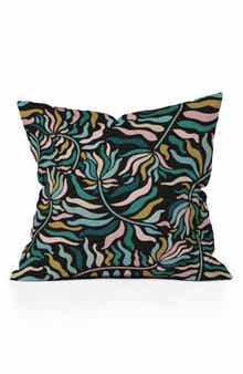 Deny Designs Evamatise Springtime Florals Throw Pillow