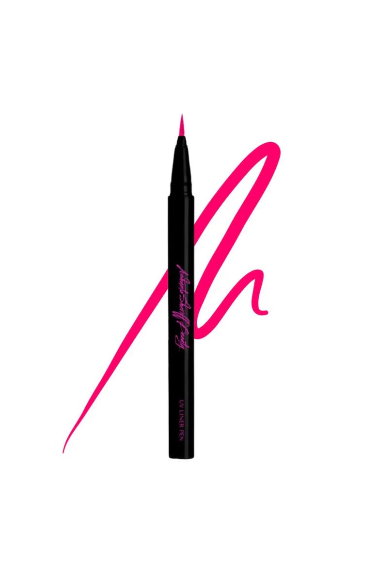 UV Glow Vegan Liner Pen Limeade, Main, color, Bubble Gum