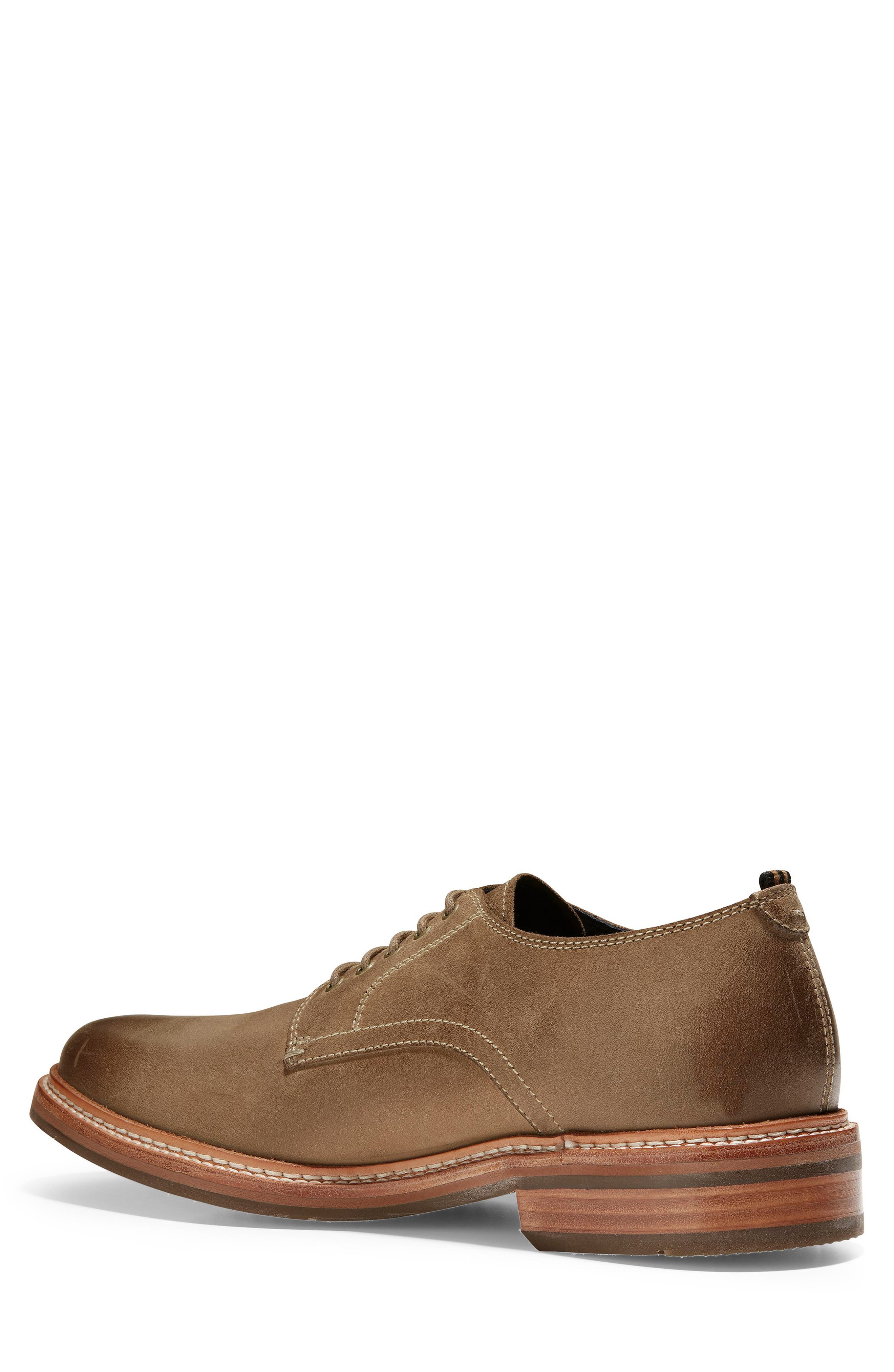 Frankland Grand Plain Toe Derby, Alternate, color, TAUPE NUBUCK