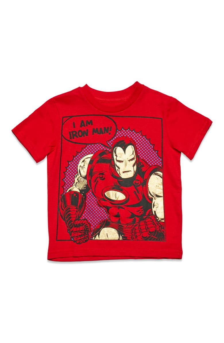 Marvel Avengers Short Sleeve T-Shirt Multipack, Alternate, color, Avengers Blue Grey