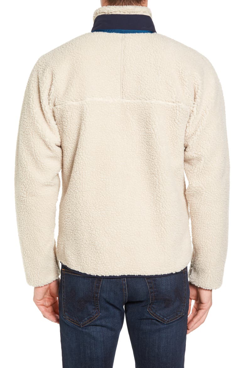 Retro-X Fleece Jacket, Alternate, color, NATURAL