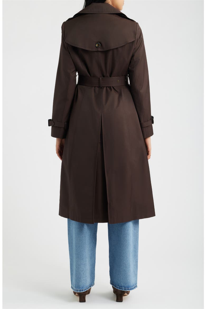 Tie Belt Trench Coat, Alternate, color, CAFE NOIR