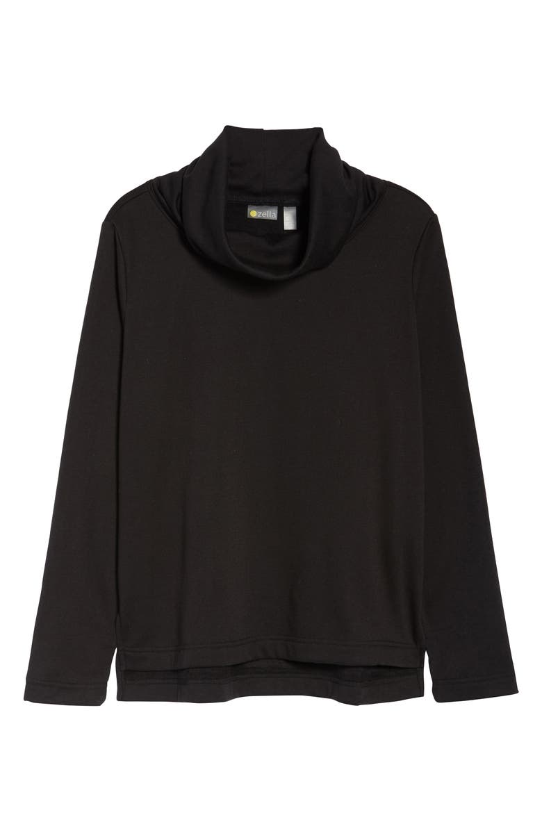 Zella Funnel Neck Pullover, Alternate, color,