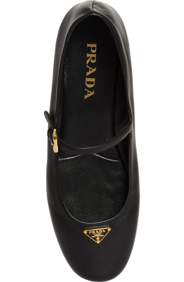 Prada Ballerina Mary Jane, Alternate, color, Black