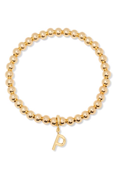 Makenna Initial Charm Bracelet