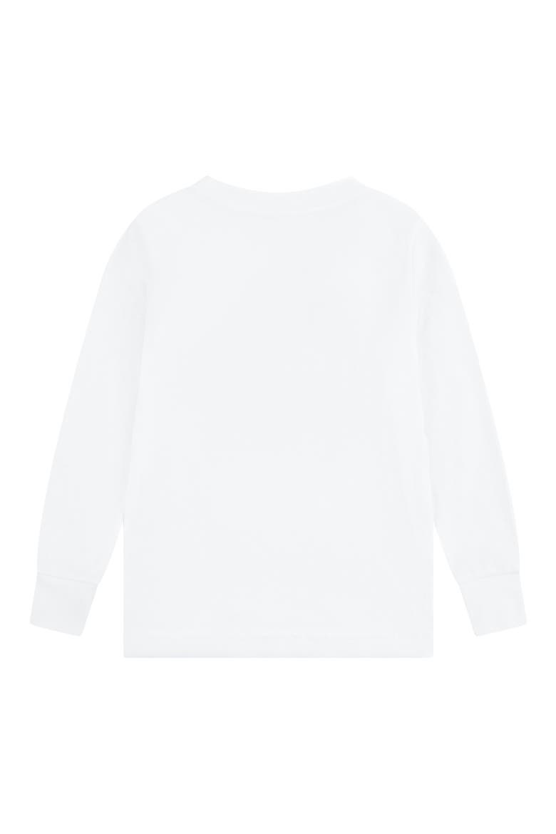 Kids' 3D Block Long Sleeve T-Shirt, Alternate, color, WHITE