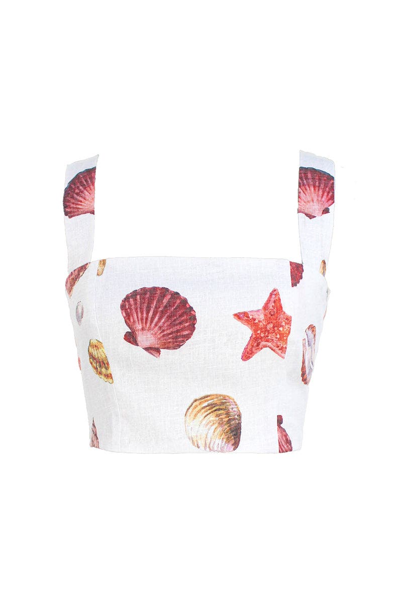 CONCHITAS IN WHITE PRINT