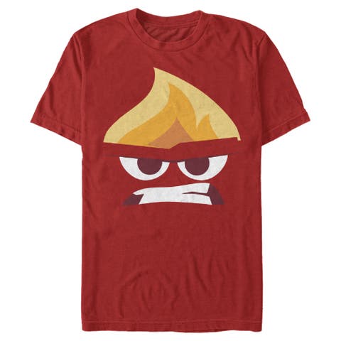 Men's Inside Out Angry Portrait  Graphic T-Shirt