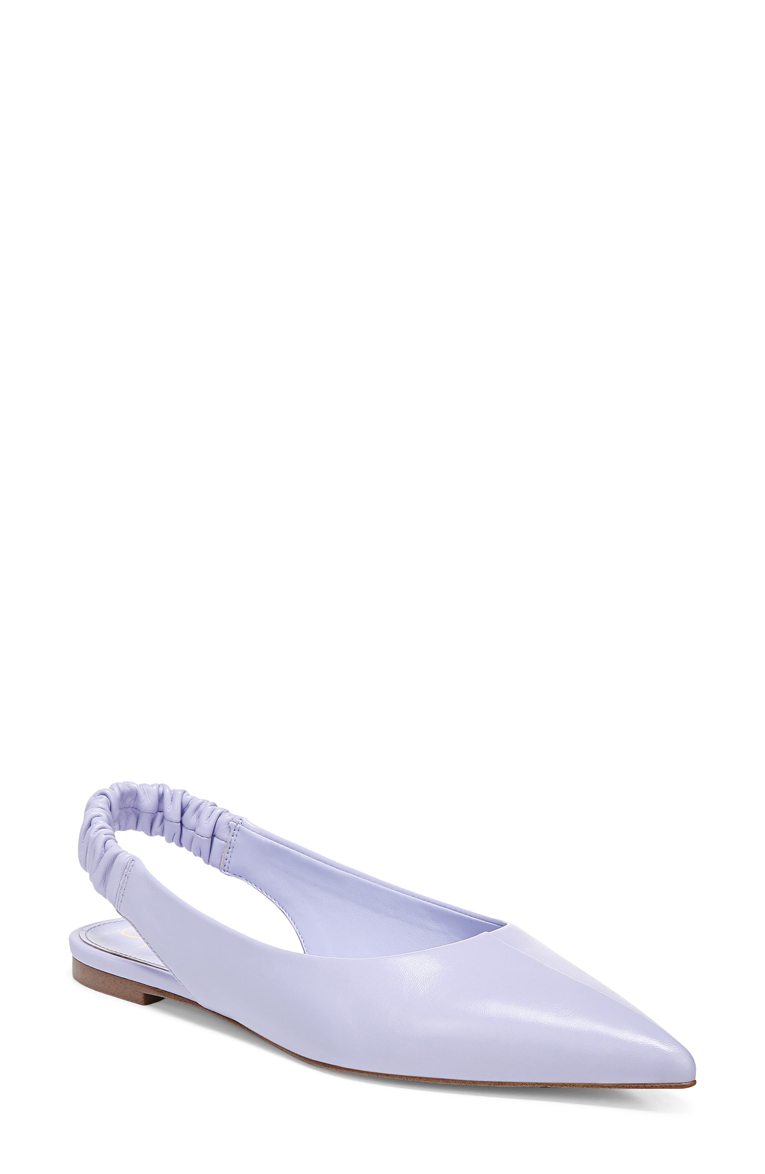 Whitney Pointed Toe Flat, Main, color, MISTY LILAC