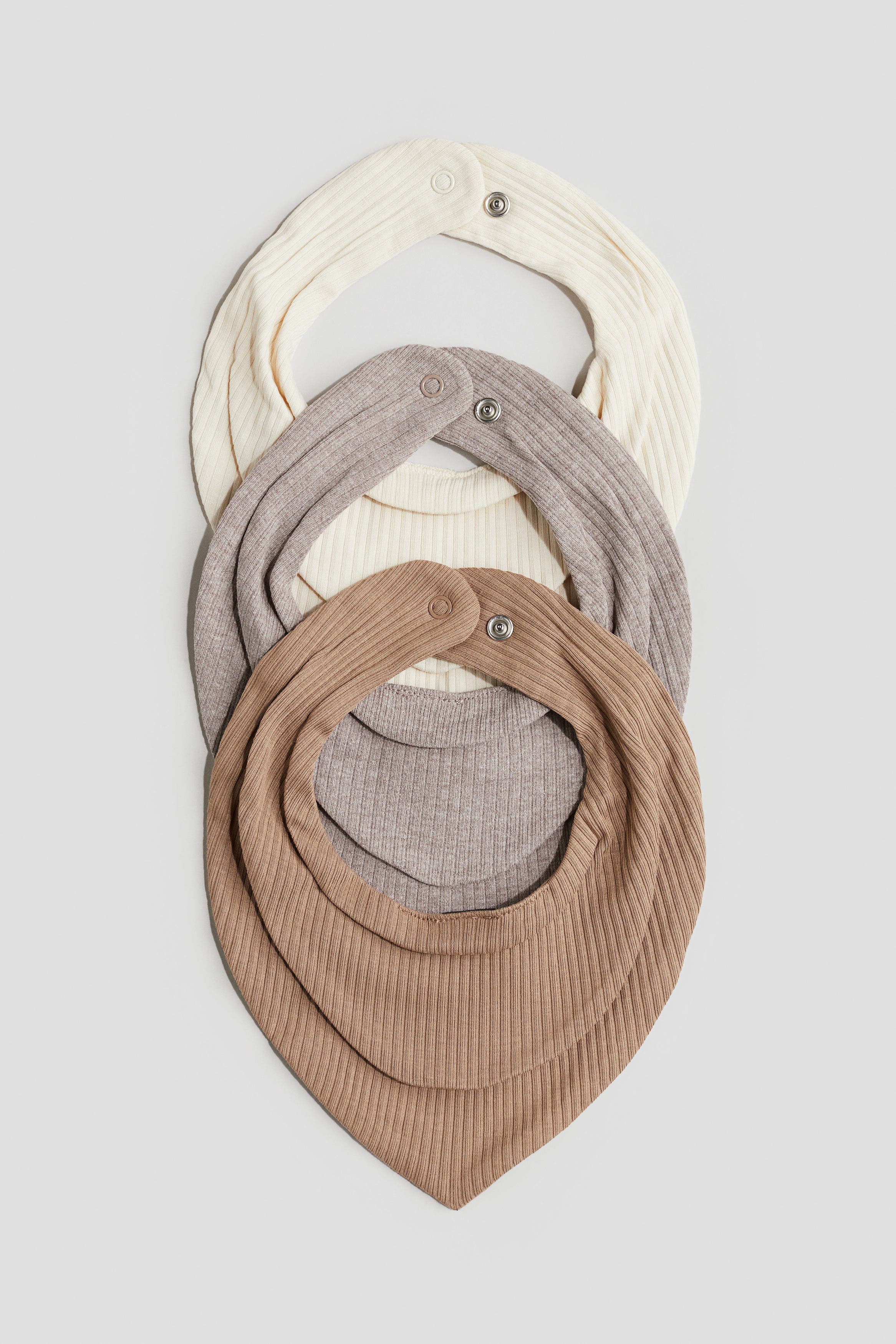 selected Natural white/taupe melange