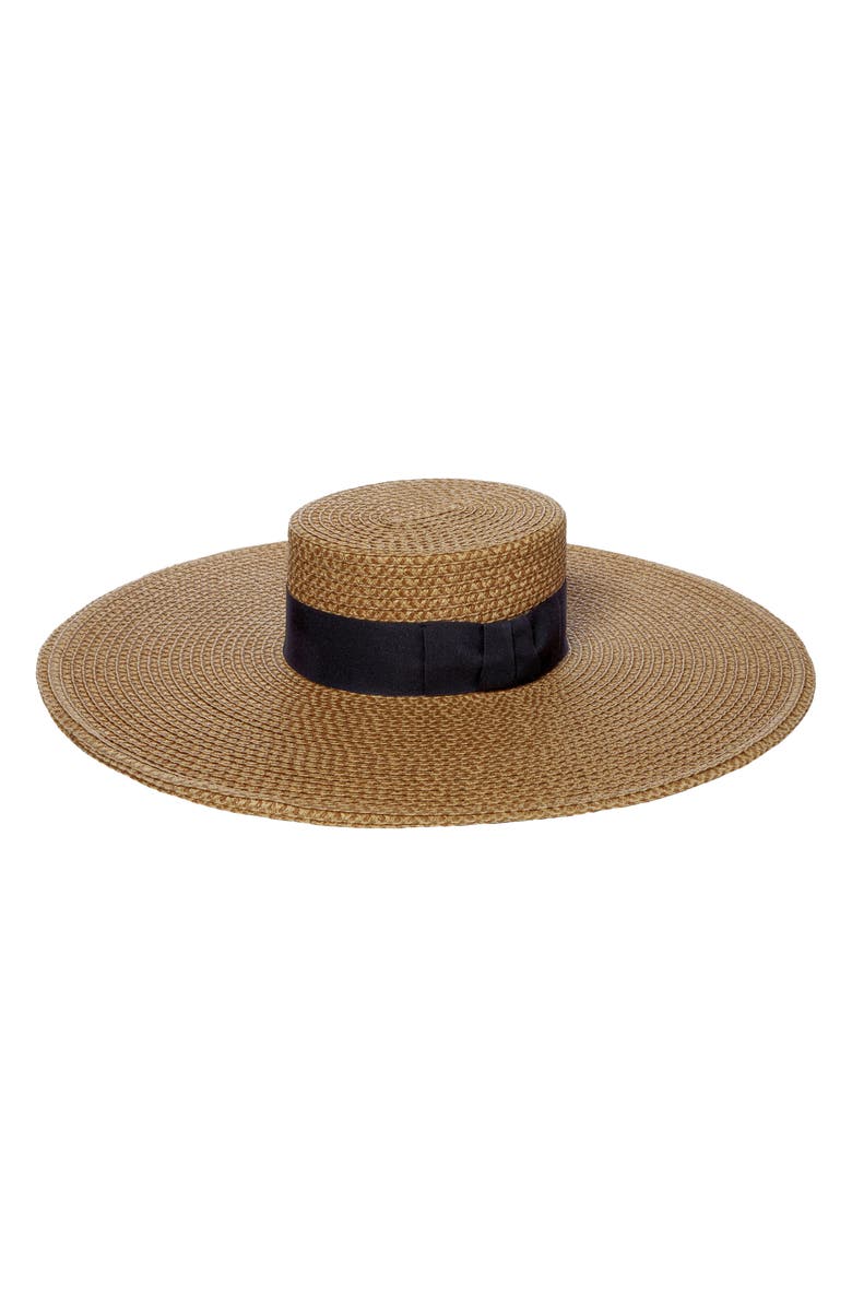 Eric Javits Bey Squishee<sup>®</sup> Wide Brim Sun Hat, Main, color,