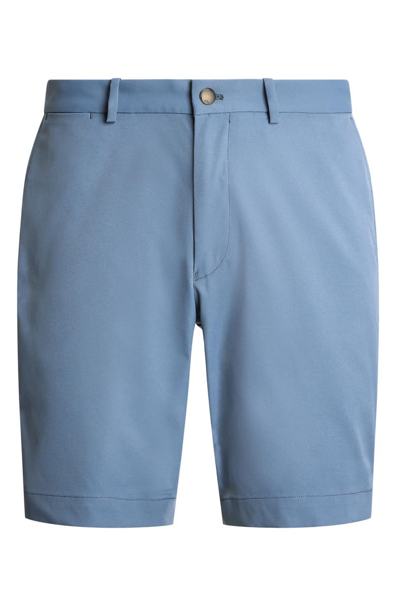 Polo Ralph Lauren Featherweight Flat Front Stretch Chino Shorts, Alternate, color, 