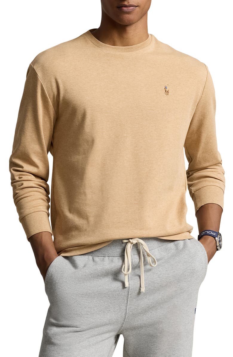 Polo Ralph Lauren Soft Touch Long Sleeve Cotton T-Shirt, Main, color,